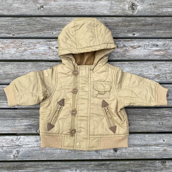 Baby Gap Hoodie Jacket Coat (0-6M) - Picture 1 of 12